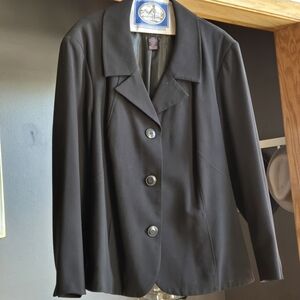 NWOT Women's Black Blazer 22W